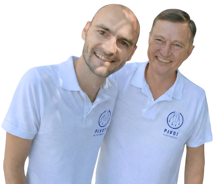 Pete Lamsley and Liam Theron, Co-founders of Pivot Automation